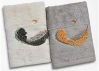 Подарочный набор полотенец Maribor - Piuma Bej-Vizon (Turkey), 2 штуки